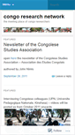Mobile Screenshot of congoresearchnetwork.com
