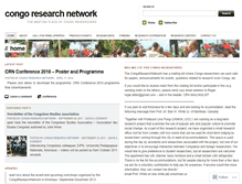 Tablet Screenshot of congoresearchnetwork.com